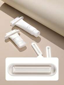 Madebyblanc 2個手動乳霜/牙膏擠壓器 – 簡約浴室用品分配器 - 白色 - 查看 8