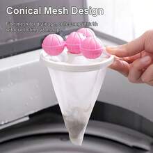 3/6pcs Reusable Pet Hair Remover Filters, Washing Machine Lint Trap Bag, Pet Dog Cat Fur Collector - Multicolor - View 1