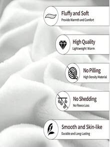 1PC Soft Black & White Plaid Skull Flannel Blanket, Antibacterial Thickened Home Decor, Suitable For Sofa Bed Living Room Travel Office Shawl Blanket, Nap Blanket, Air Conditioning Blanket, Bed Sheet Blanket, Camping Blanket, Background Wall Decoration Blanket, Ideal Gift, Daily Gift, Birthday Gift - Black and White - View 11