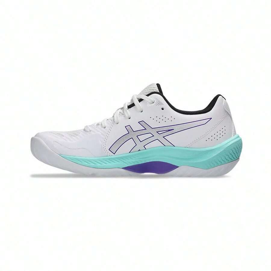 Asics Women Running Shoes - 白/藍綠 - 查看 1