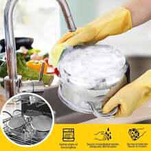 Bateria de Cocina, 5 Piezas Juego de Ollas de Acero Inoxidable, Ollas de Cocina Antiadherentes, Bateria de Cocina Acero Inoxidable para Cocina de Inducción y Estufa de Gas (6.6, 5.5, 4, 3, 2.1 L) - Ver 7