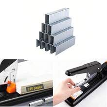 Staples 23/23 untuk Stapler, 2 Kotak 2000 buah, Panjang Kaki 15/16", Staples Ujung Pahat Datar Standar, Anti Macet untuk Perlengkapan Kantor, Meja, dan Rumah, Warna Perak - Set - View 1