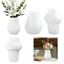 DIY Resin Casting Mold, Nordic Luxury Striped Vase Silicone Mold, Home Decor Ornament - Nordic Striped Vase Mold-b - View 4