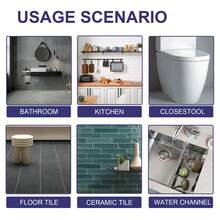 150ML Tile Gap Repair Glue, Waterproof & Mold-Proof Tile Joint Repair Paste, Stain-Resistant & Easy-To-Clean Tile Gap Filler, Suitable For Bathroom, Kitchen, Balcony, Floor, Wall Ceramic Tile Sealant - Tile Adhesive - View 9