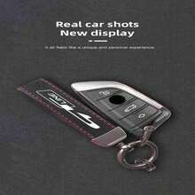 汽車品牌 Logo 麂皮鑰匙圈吊飾 皮革鑰匙鏈，適用於 Kia GT Line Morning Picanto Rio Stonic Sportage Ceed Optima Forte - A - 查看 8