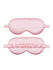 1pc Super Soft Faux Silk Eye Mask, Black Light-Blocking Sleep Mask, Suitable For Relieving Insomnia Symptoms, Suitable For Men And Women For Napping And Sleeping, Suitable For Long-Distance Flights And Deep Sleep During Travel, Suitable For Business Travel, Yacht Travel And Back To School Essentials, Rest Essentials And Accessories - A - View 13