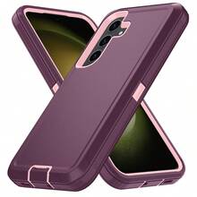 Military-Grade Shockproof Heavy-Duty Full-Body Protective Phone Case, Anti-Scratch Durable 3-In-1 Protective Cover For IPhone, Galaxy, HONOR And Other Smartphones Birthday Gift - Wine Red Powder - View 83