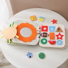 Bee Cloth Book - Colorful Design, Built-In Rich Gameplay & Interesting Animal Illustrations, Cultivate Baby's Manual Ability, Helpful For Baby's Cognitive Development, Tear-Resistant Felt Book, Toy Early Education 3D Quiet Book For Baby - Multicolor - View 5