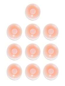 10pcs Silicone Nipple Covers, Invisible Reusable Skin-Friendly Women's Nipple Covers - Multi-color - View 21