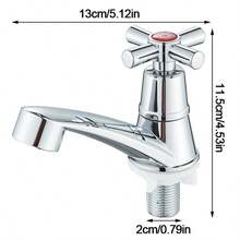 2X Twin Taps Set Hot And Cold Pair Tap Traditional Bath Bathroom Basin Sink Taps - A - View 2