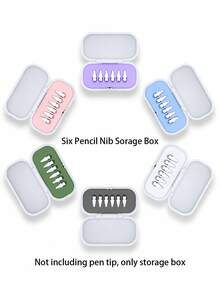 Replacement Pencil Tip Storage Box, Compatible With Apple Pencil Pro, Fine Metal Tips For Apple Pencil 2nd Gen And 1st Gen/Apple Pencil USB-C, Wear-Resistant Precision Control Tip Set, Birthday Holiday Gift Box Pencil Accessories For Mother, Family, Friends - Multicolor - View 2