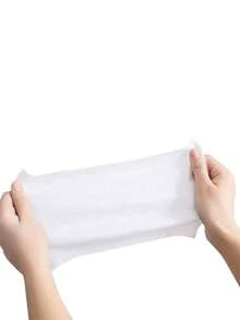 100 miếng khăn giấy lau mặt dùng một lần cầm tay, bộ khăn lau làm sạch bỏ túi, phù hợp vệ sinh hàng ngày và du lịch ngoài trời, tiện lợi lau chùi đồ dùng thường ngày, dễ mang theo (10 miếng/gói) - Nhiều màu - Xem 5