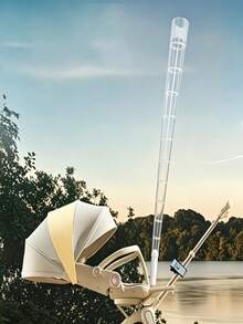 1pc Transparent Plastic Umbrella Cover, Suitable For Long Handle Umbrellas, Retractable And Space-Saving, Keeps Environment Dry And Clean, Made Of Durable Material, Suitable For Daily Commute And Business Use, Enhances Umbrella Storage Experience - White - View 7