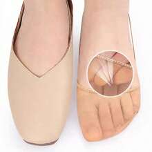 1 Pair Anti-Slip Front Foot Pads, Soft & Breathable, Invisible Strap Design, Comfortable Padded Insoles, Forefoot Cushion, High Elasticity, Anti-Blister, Heel Cushioning, Size Reducer, Half-Size Inserts, Suitable For High Heels, Summer Thin Style - Multicolor - View 6