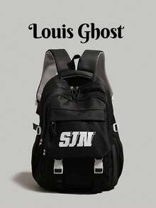 [ Backpack | Multi-Color Options . Versatile For Campus & Commute]Organized Storage. Thickened Back Padding + Adjustable Shoulder Straps, Comfortable To Wear Without Shoulder Pressure; Suitable For Daily Commute, Short Trips, Classes And Self-Study. - Multicolor - View 11