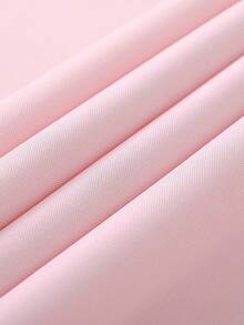 1pc Rectangular Tablecloth Suitable For Buffet, Holiday Party, Dinner, Wedding And Baby Shower Home Decor Solid Color Tablecloth Household Tablecloth Fabric - Pink - View 8