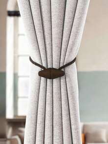 2pcs Magnetic Curtain Tie Backs, Curtain Tie Back Buckles, Curtain Fixing Hooks, Suitable For Home, Bedroom, Office Decoration Curtains - Cone Style - View 4
