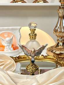 [Empty Bottle] 15ml Exquisite Vintage Hand-Painted Enamel Bottle, Bird Decor Cosmetic Container, With Glass Stopper Seal, Convenient For Travel/Personal Care, Perfume And Essential Oil Dispensing Bottle, Travel Bottle Set - View 2