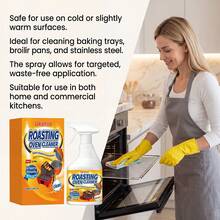 jakehoe Oven Cleaner, Multi-Purpose Grease Cleaning Agent, Household Kitchen Oven Stove Cookware Surface Oil Stain & Grime Cleaner, Restore Cooking Surface Cleanliness And Usability. New And Old Models Shipped Randomly - Multicolor - View 7