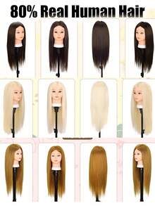 Mannequin Head For Hairstyle Design Practice, Beauty And Hair Salon Model Head - View 2