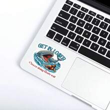 3Inch Get In Loser Were Doing Gods Will Funny Jesus Christian Sticker, Faith Based Meme Design For Laptops, Notebooks, Water Bottles, Cups, Journals, Lockers, Perfect Gift For Students, Teachers, Office Workers, Creatives, And Believers - Multicolor - View 3
