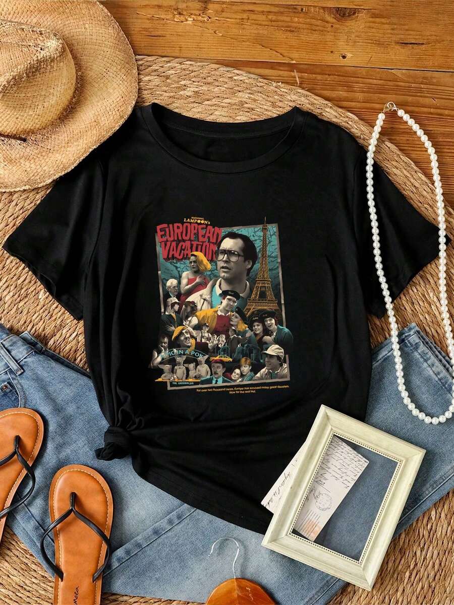 Women T-Shirts - 黑色 - 查看 1
