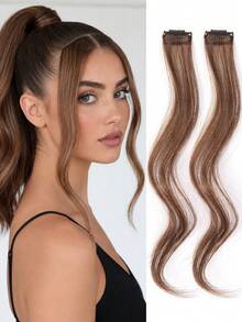 Dragon Beard Bangs Wigs For Women, Summer, Center Part, Natural Forehead Wigs Bangs - Multicolor - View 15