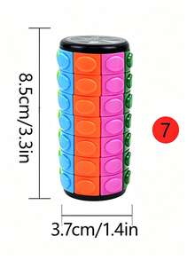 3D Magic Cube Corn Cube Fingertip Cube Cylindrical Cube Personalized High Difficulty 3/5/7 Layer Magic Cube Adult Stress Relief Toy 3D Fingertip Toy Sensory Cube Rubex Magic Cube Sensory Toy Stress Relief Toy Stress Ball - View 7