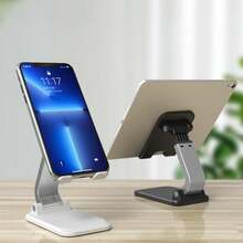 Foldable Desktop Phone Stand, Portable Foldable Phone Holder, Compact Phone Holder For Travel And Business Trips, Universal Tablet Folding Stand - Watch Videos - Watch Live Streams - Stable Phone Stand - Random Color - Random Styles - View 8