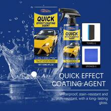 1 Set Car Ceramic Coating Spray, Car Coating Paint Surface Maintenance, Renewal, Gloss Care Coating Agent/Car Coating/Car Accessories/Specially Designed To Improve Paint Surface Reflective Effect/Regular Use Can Reduce The Impact Of Daily Corrosive Substances. - Liquid - View 3