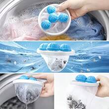 3/6pcs Reusable Pet Hair Remover Filters, Washing Machine Lint Trap Bag, Pet Dog Cat Fur Collector - Multicolor - View 3
