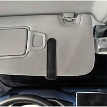 1 Peça Suporte Universal para Óculos no Quebra-Sol do Carro, Material PVC, Suporte para Óculos do Carro, Acessório Interno, Suporte de Armazenamento de Óculos, Decoração de Quarto, Volta às Aulas - Multicolorido - Visão 3