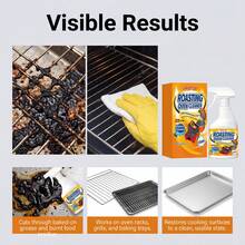 jakehoe Oven Cleaner, Multi-Purpose Grease Cleaner, Household Kitchen Oven, Stove, Cookware Surface Oil Stain And Grime Cleaner, Restores Cooking Surfaces To Clean And Usable Condition. - Multicolor - View 6