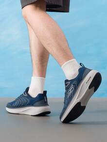 Skechers Men's Running Shoes GORUNELEVATE2.0 Supportive Stable Men's Fitness Sports Training 220848-NVY - Navy Blue - View 4