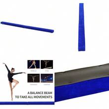 2.1M 7FT Gymnastics Folding Balance Beam Home Gym Training Exercise Sports - Blue - T0001-01-8793 - View 2