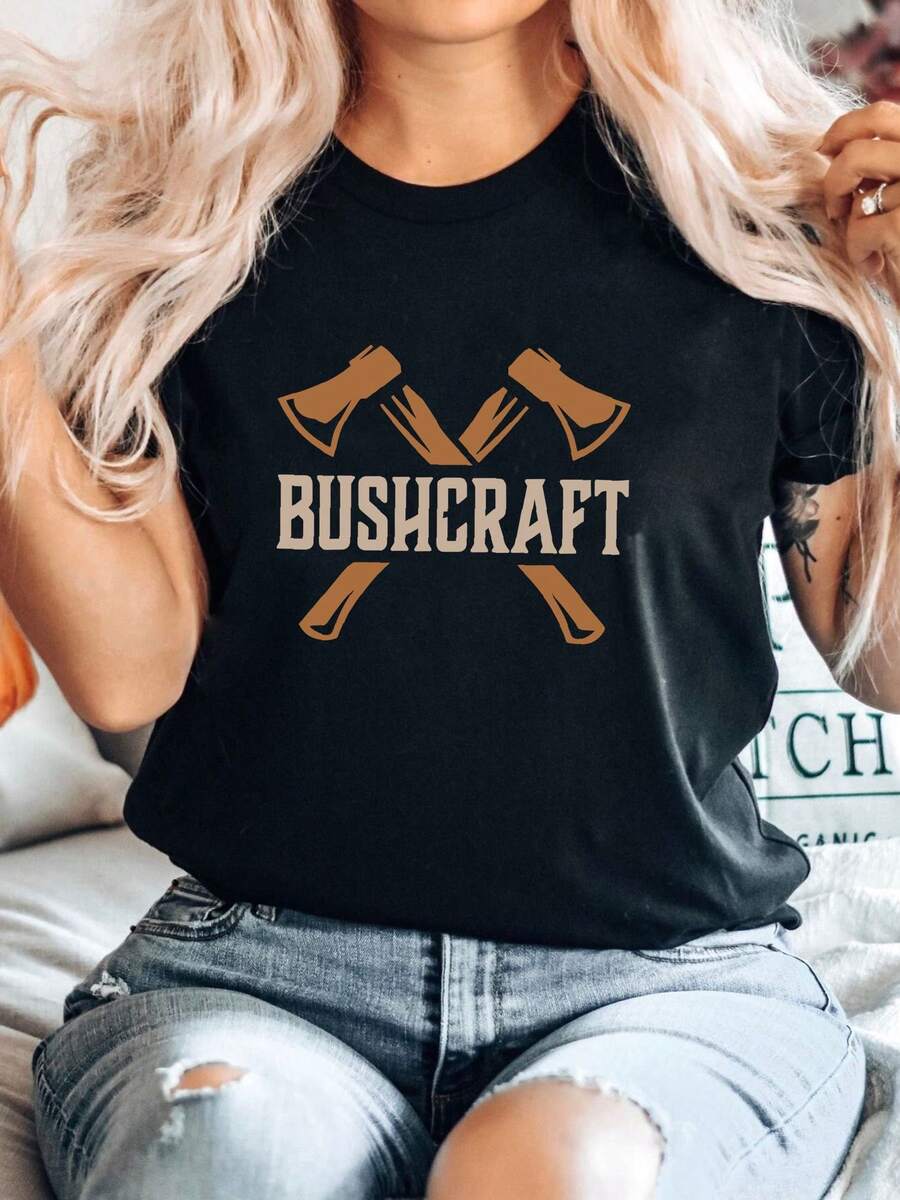 Women T-Shirts - 黑色 - 查看 1