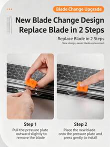 Portable A3/A4 Paper Cutter, Simple Precision Paper Trimmer, Plastic Two-Way Paper Cutter, With Automatic Protective Cutter, Suitable For School, Home And Office, For Photos, Cards, Scrapbook Trimming - Multicolor - View 8