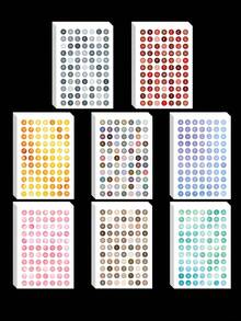 SCXXBSW 8pcs Digital Lettering Stickers – PVC Decorative Graffiti Stickers Suitable For Notebooks, Car Planners And Mobile Phone Cases. These Colourful Decals Are Perfect For Winter And The New Year. - A - View 1