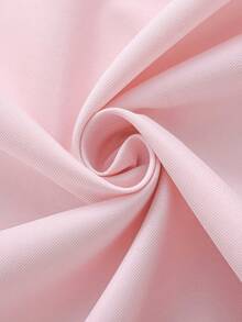 1pc Rectangular Tablecloth Suitable For Buffet, Holiday Party, Dinner, Wedding And Baby Shower Home Decor Solid Color Tablecloth Household Tablecloth Fabric - Pink - View 10
