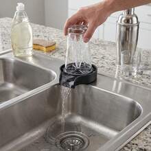 SENDERPICK Sink Mounted Glass Cleaner High Pressure Cup Washer Rotating Water Powered Cleaner - 1PCS - View 2