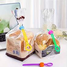 20/40pcs Circular Silicone Zip Ties, Sealed Fresh-Keeping Tape, With Pull Ring - Durable And Flexible Sealing Rope, Suitable For Kitchen Food Bags And Gift Packaging, Random Color - Multicolor - View 5