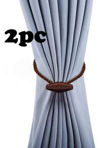 2pcs Magnetic Curtain Tie Backs, Curtain Tie Back Buckles, Curtain Fixing Hooks, Suitable For Home, Bedroom, Office Decoration Curtains - Cone Style - View 20