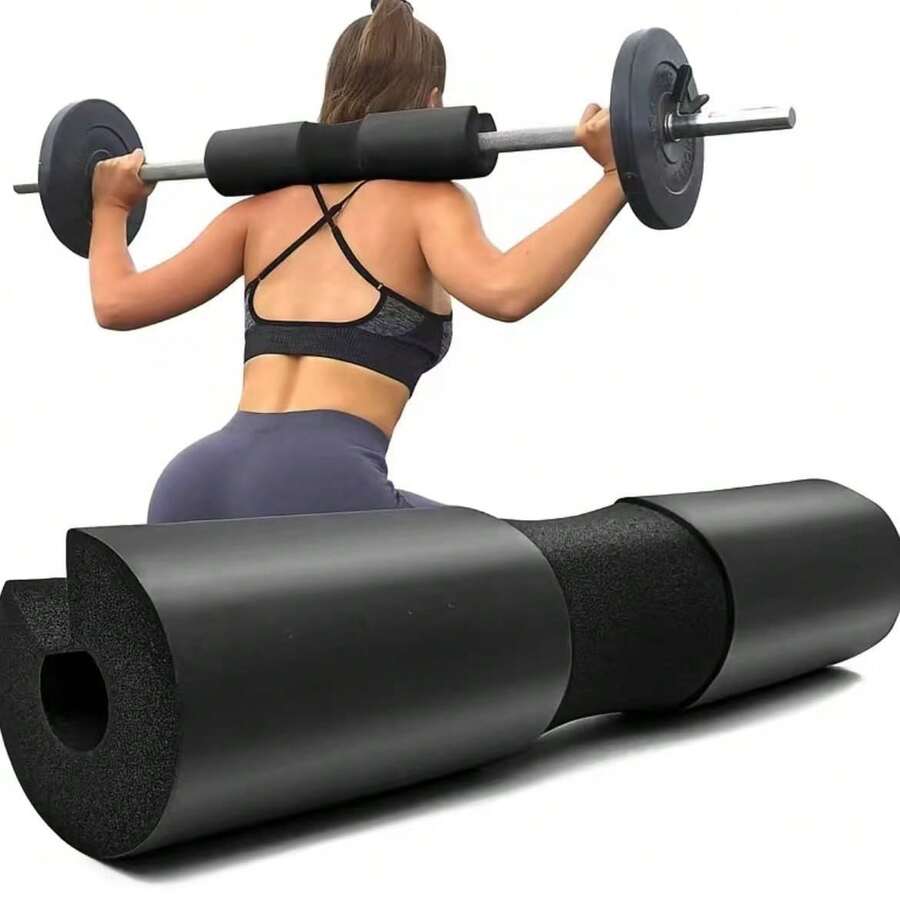 Squat Pad For Squats, Lunges And Hip Thrusts - Foam Sponge Pad - Provides Cushioning For Neck And Shoulders During Training - A - View 1