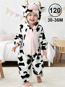 1pc Baby Cartoon Animal Pattern Long Sleeve Zipper Cute Comfortable Outfit, Unisex Baby Clothing, Suitable For Daily Wear And Holiday Gifts - Multicolor - View 33