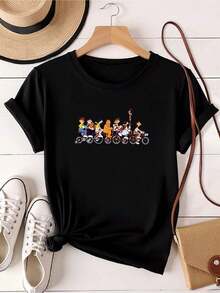 Women T-Shirts - 黑色 - 查看 1