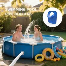 2pcs Pool Hose Support Prevents Hose Bending And Falling Compatible With Various Above-Ground Pool Brands, Easy To Install - Multicolor - View 5