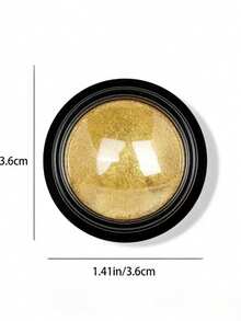 Set de 6 piezas de esmalte de uñas Y2K dorado, plateado y espejo con pegatinas y polvo decorativo, polvo iridiscente de sirena con brillo suave versátil, polvo para decoración de arte de uñas DIY - Multicolor - Ver 3