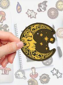 50pcs Creative Mystery PVC Stickers – Decorative Decals Suitable For Bullet Journals, Books, Calendars And Notebooks. With Their Irregular Shapes, They Are Perfect As Party Gifts. - Multicolor - View 4