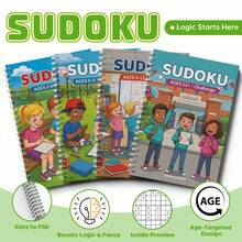 Buku Latihan Teka-Teki Sudoku Buddy - Permainan Angka di Kelas dan Taman Bermain untuk Membantu Anak Tetap Fokus, Berpikir Jernih, dan Menikmati Permainan Otak Santai Tanpa Layar - Buku Latihan Teka-Teki Sudoku - View 2
