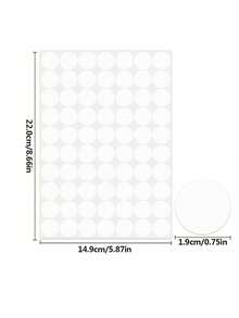 (10pcs) Colorful Round 8 Colors Label Stickers Dot Self-Adhesive Round Stickers - Large Round Sticker - View 17
